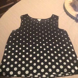 Talbots sleeveless blouse